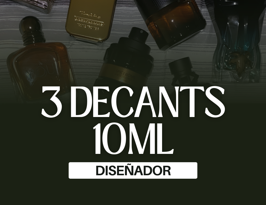 Pack Diseñador de 3 decants x 10 ml