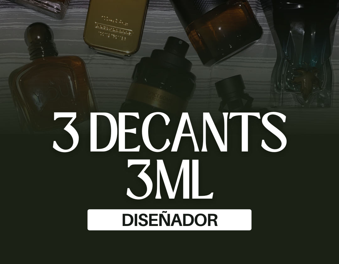 Pack Diseñador de 3 decants x 3 ml